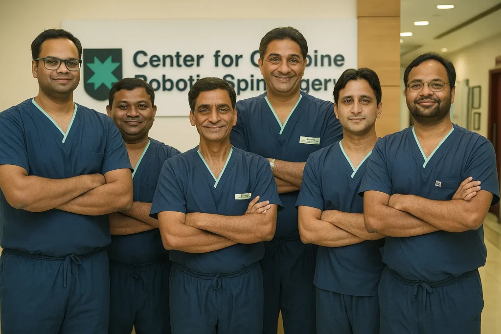 Hospital Staff Engaging in Team Photo – Showcasing Healthcare Unity with Healvia Marketing Agency in Dubai